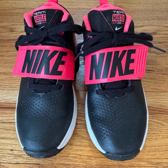 Nike Other - Nike Black and Pink Sneakers with Adjustable Straps